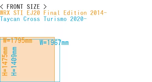 #WRX STI EJ20 Final Edition 2014- + Taycan Cross Turismo 2020-